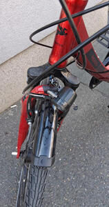 broken headlight
