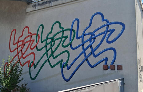 three running men