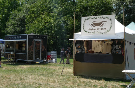 two food stands