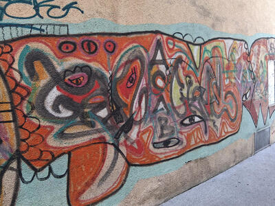 abstract grafitti