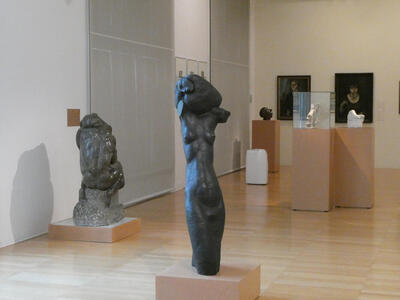 room of sculptures