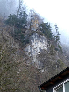 Vertical rock face