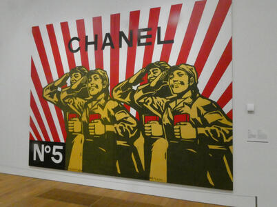 mao style poster for chanel no 5