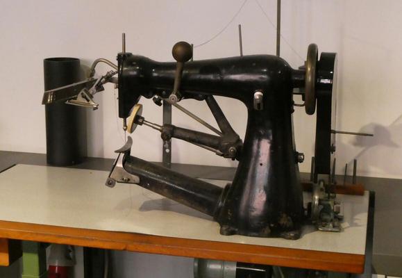 Black sewing machine
