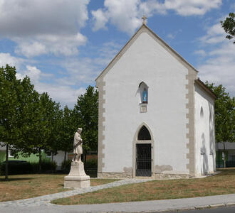 White brick church