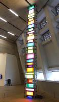 stacked lighted cubes stacked lighted cubes