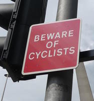 signage beware of cyclists signage beware of cyclists