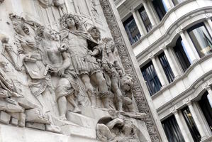 closeup relief base monument closeup relief base monument