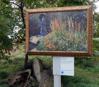 monet in the woods