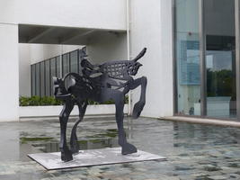 abstract metal horse