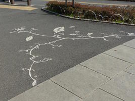 yoyogi park sidewalk paintings yoyogi park sidewalk paintings