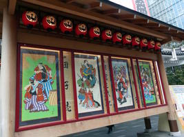 kabuki posters in old japanese style kabuki posters in old japanese style