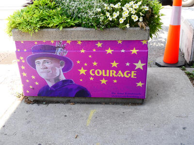 man top hat courage
