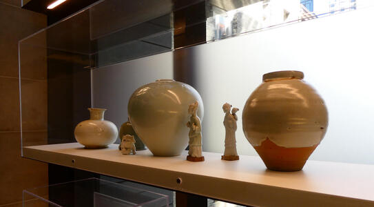 assorted vases
