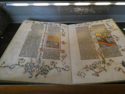Large illuminated manuscript